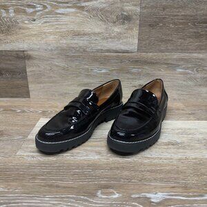 Black Patent Leather Loafers